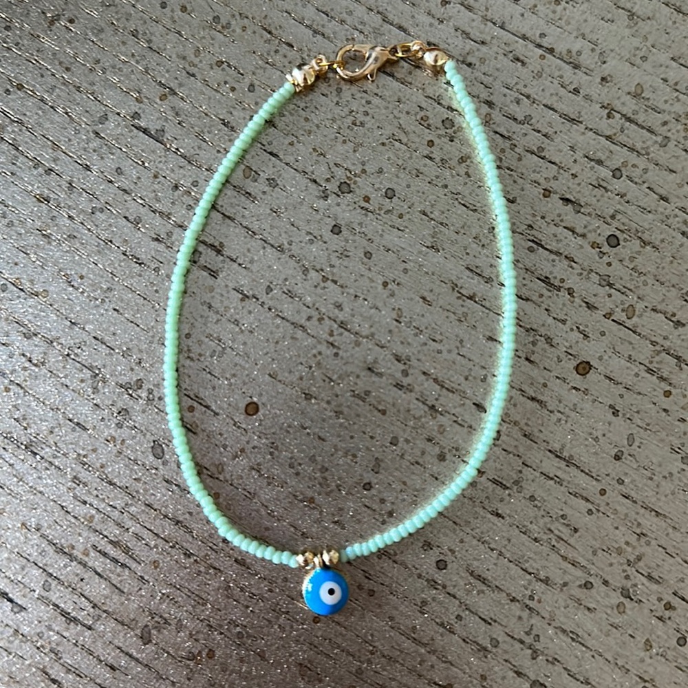 🛍️SALE🛍️ Handcrafted Evil Eye Anklet 🧿